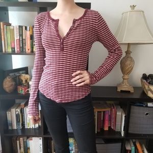 Lucky Brand Striped Henley